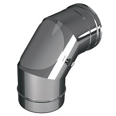 Отвод 90гр VHR D110 с ревиз. отверстием 304 0,5